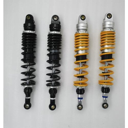 7mm spring 360mm 370mm 380mm 390mm 400mm adjustable nitrogen motorcycle shock absorber for Honda Yamaha Suzuki Kawasaki 2pcs