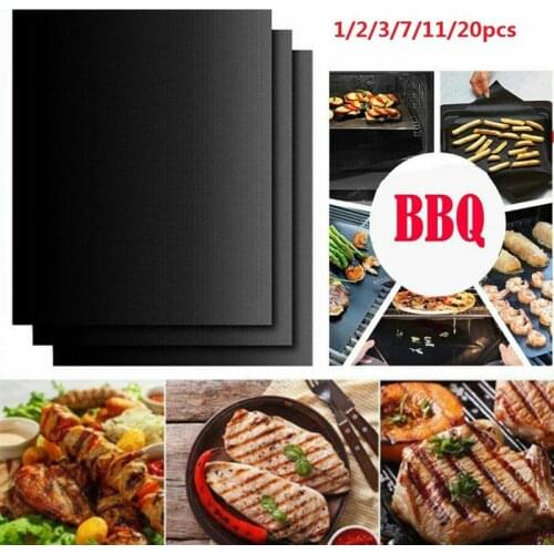 Non-stick Oven Liner Reusable Oil-proof BBQ Baking Cooking Mat Heat Resistance PTFE Pad Sheet