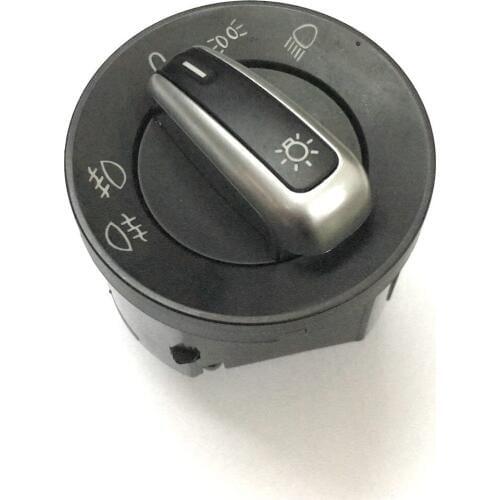 Car Styling Chrome Euro Head Light Switch For Volkswagen For VW EOS Tiguan New Scirocco