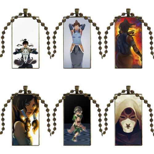 Brand Bronze Color Jewelry Fashion Statement Necklace Glass Necklaces Pendants For Child Avatar The Last Airbender Azula
