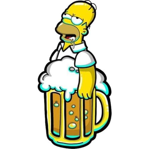 Homer and beer Brooch The cause of and the solution to all of lifes problems Enamel Pin Life Gift