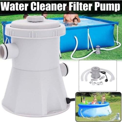 Swimming Pool Electric Filter Pump Large Pool Filter Household Pool Cleaner Removable Filter Core Circulation Pump EU/US/UK Plug