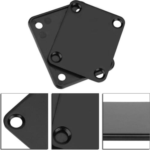 Electric Guitar Neck Plate Neck Plate Fix Tele Telecaster Guitar Neck Joint Board Including Screws 2