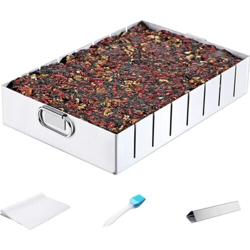 Baking Mold Plate Pastry Cutter Cutting Mold Stainless Steel Shaping DIY Nougat Snowflake Crisp Separation Tray