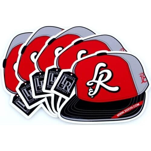 Hot sale waterproof outdoor quality custom die cut pvc stickers ---PX9025