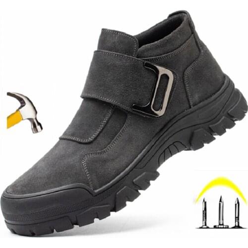 Indestructible Ryder Shoes Men Work Boots Steel Toe Safety Shoes Waterproof Sneakers Anti-smash Anti-puncture Work Shoes
