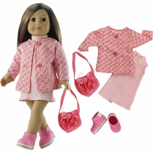 Fashion Doll Clothes Set Toy Clothing for 18" American Doll Casual Clothes Many Style for Choice