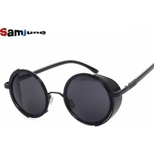 2016 new IRON MAN 3 TONY STARK Sunglasses steampunk Men Mirrored steam punk Glasses Vintage Sun glasses oculos de sol masculino