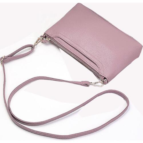 Sample genuine leather bag small women leather handbags red purses women messenger bags 2020 luxury fashion woman pink flap bag