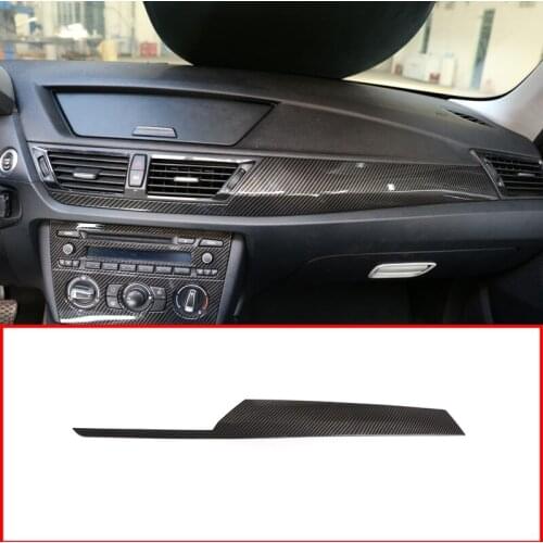 Carbon Fiber Style ABS Center Console Decoration Panel Trim For BMW X1 E84 2011-2015 Left Hand Drive Accessories