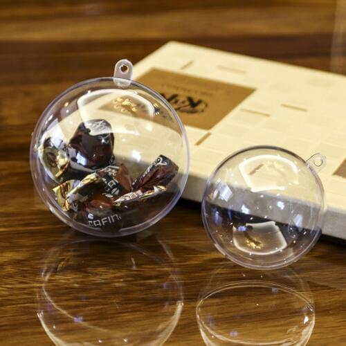 Transparent Christmas Ball Christmas Decorations Plastic Xmas Tree Hanging Ball Wedding Marriage Party Decorations Gift Balls