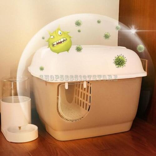 Corridor Type Cat Litter Basin, Long Channel, Fully Enclosed, Splash Proof, Super Large Toilet, Deodorant And Deodorant, Large C