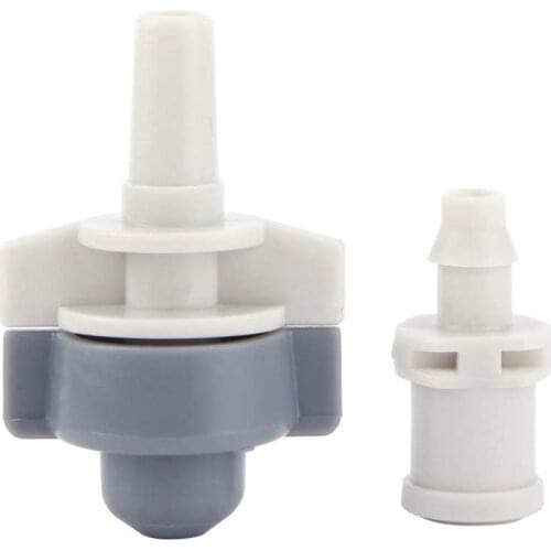 50Pcs 3.7X2.5cm Single Outlet Sprinkler With 50Pcs Inner Cone Large Single Hook Atomized Spray Irrigation