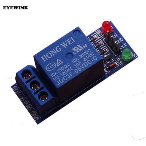 10pcs 1 Channel 5V 12v/24v Relay Module Low level for SCM Household Appliance Control
