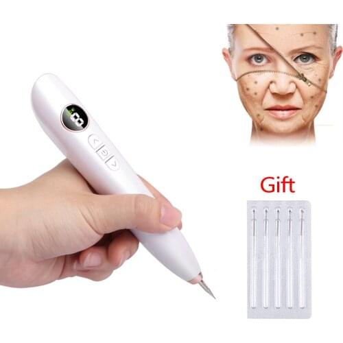 Plasma Remover Pen LCD Laser Tattoo Mole Removal Pen Wart Corn Freckle Tag Nevus Dark Age Sweep Spot Home Beauty Skin Care Tools