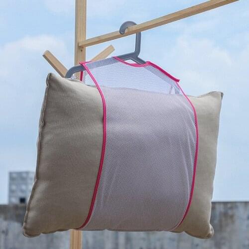 Windproof Pillow Drying Mesh Storage Bags Multi-functional Hanging Toys Drying Rack Net Household Sundries Drying Pocket Racks