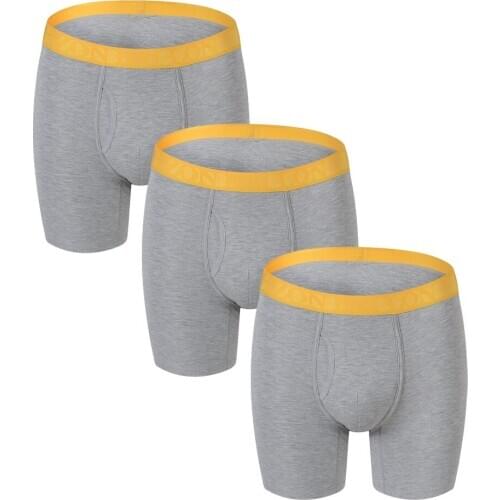 Mens Panties Boxer Shorts Bamboo-Fiber Comfortable Sexy For Men Panties Briefs Set Mens Underwear Male Solid Shorts Boxer