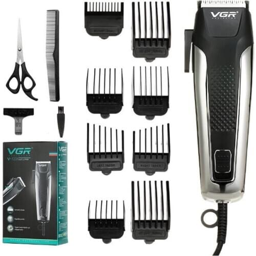 VGR hair trimmer cord hair clipper haircut machine beard trimmer 10W powerful clipper household barber clipper