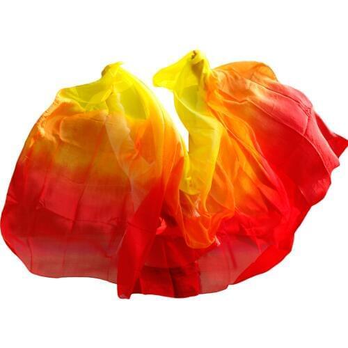 High quality dance veils handmade natural silk belly dancing Accessories veil wholesale Size and color can be customized