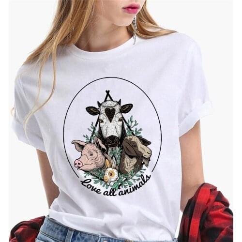 Womens T-shirts Tees Short Sleeve Cartoons Printed T Shirts Loose Graphic Tops Crewneck Hot Sale Summer Tee Shirts