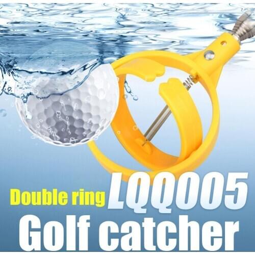 1Pc Golf Ball Pick Up Tools Telescopic Golf Ball Retriever Easy To up Retracted Picker Locking Automatic Golf Pick Scoop C0Z9