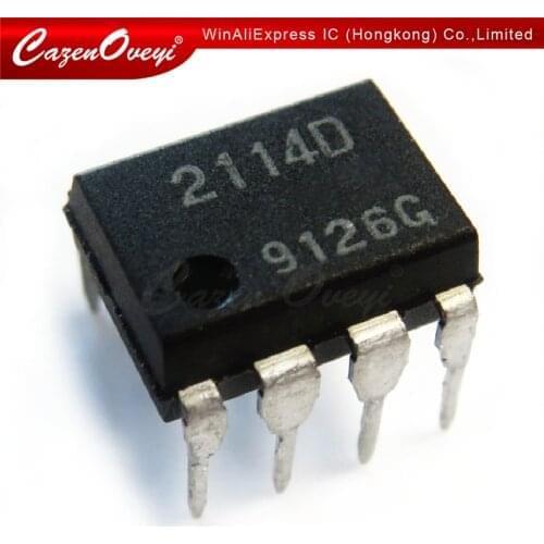 10pcs/lot NJM2114D JRC2114D NJM2114 2114D 2114 DIP-8 In Stock