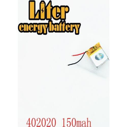 402020 150mAh 382020 3.7V lipo rechargeable battery Li ion cell for MP3 bluetooth watch MID headset headphon video pen