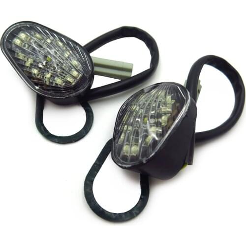 Aftermarket free shipping motorcycle parts Euro LED Flush Mount Turn Signal for Yamaha YZFR6 2003 2004 2005 R6S 2006 2007 Clear