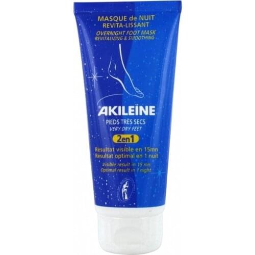 AKILEINE - MÁSCARA DE NOCHE REVITALIZANTE PARA PIES MUY SECOS (100 ML)