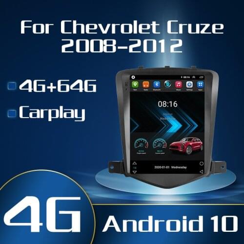 Android 10 Car Player For Chevrolet Cruze J300 2008 2009 2010 2011 2012 2din Radio Multimedia Video GPS Carplay For Tesla style