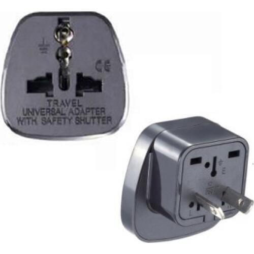 Black 2pin AU Australia New Zealand travel adapter Power Converter Electric Plug power Socket Adapter AU NZ Travel Socket