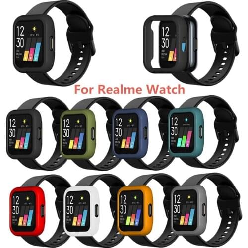 For Realme Watch Smart Watch PC Color Protective Case Watch Case