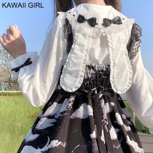 Блузки с бантом Kawaii Girl China At AliExpress