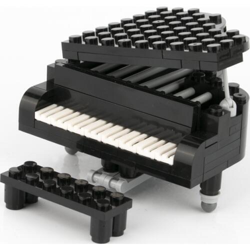 Building Blocks Friends DIY Model Citys Moc Educational Toy Concert LTHM015 Piano Baby Music Toys For Children Citys Friends toy