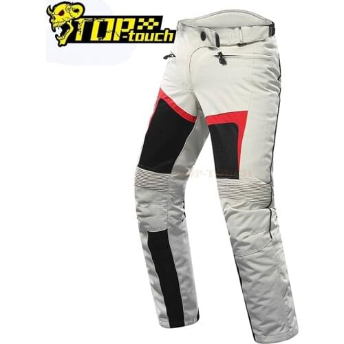 DUHAN Men Motorcycle Pants Breathable Mesh Moto Pants Protective Gear Riding Touring Motorbike Pantalon Trousers Motocross Pants
