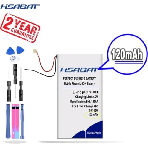 New Arrival [ HSABAT ] 120mAh CPP-591 Replacement Battery for Fitbit Charge HR LSSP031420AB