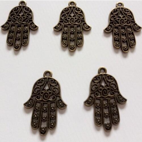 New 20pcs 20x30mm Vintage Hollow Hand Charms Fit Making Necklace/Bracelet/Earring/Apparel Fashion Diy Jewelry Accessories