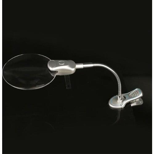 New Diamond Painting Accessories,Led Magnify Glass,2x-6x magnifier Diamond embroidery Tools (no battery)