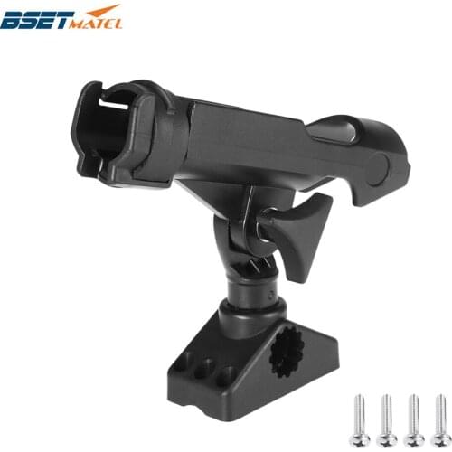 ABS Adjustable Boat Fishing Rod Rack Holder Device Pole Kayak Support Fixer Fix Pole Rotatable Mount Inflatable Accessories