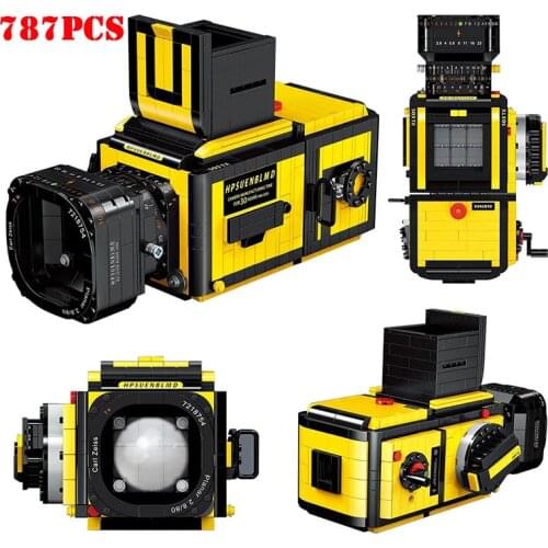 Retro Camera Mini Digital Camera Micro Building Blocks City Technical Bricks Retro Collecting Toys Birthday Gifts For Kids Boys