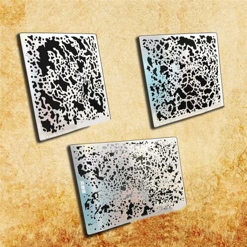 Model Corrosion Stain Stenciling Template Leakage Spray Plate AJ0057 AJ0058 AJ0059 for Military Model Tools Accessories