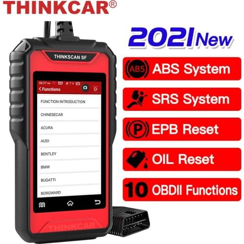 Thinkcar SF100 OBD2 Scanner Engine ABS SRS Oil EPB Reset ODB 2 Scan Tool OBDII Code Reader Multi-language Car Diagnostic Tools