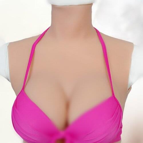 Light Silica gel artificial breast cos disguised CD male false breast male false mother female anchor after recovery breast