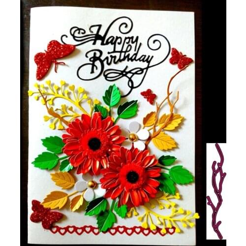 Twigs Branch strip Metal Cutting Dies Stencils For DIY Scrapbooking Decorative Embossing Handcraft Die Cutting Template