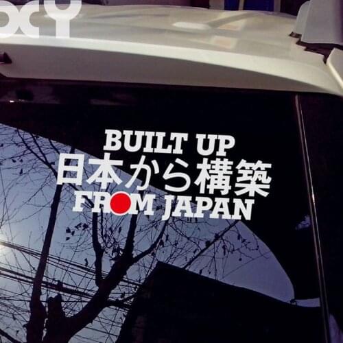 XY Jdm Racing Sticker Japanese Style Truck Auto Motor Sticker Decal Reflective Type Funny Car Stickers