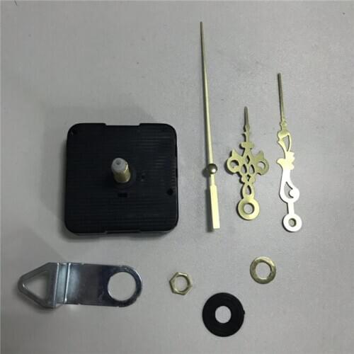 100sets Black/Gold Hands Quartz wall clock Movement Mechanism 28mm Parts Repair Replacing DIY Essential Tools Silent saat