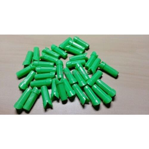 100pcs OD 7.62mm arrow nock arrow tail for hunting green color free shipping