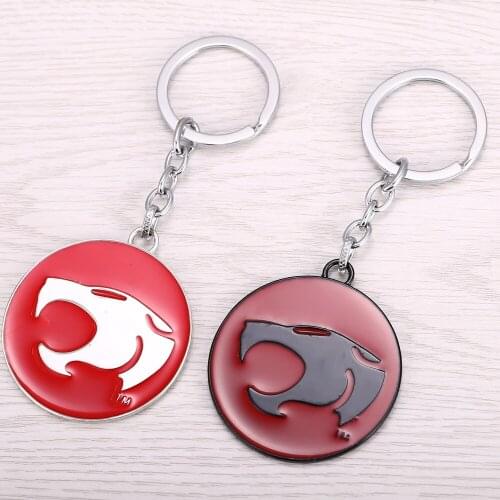 2020 MovieThundercats Pendant Keychains Mens Jewelry Gift For Men Boys High quality Alloy Jewelry 4 color