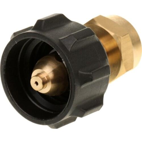Propane gas tank refill valve adapter for 1 LB cylinder tank adapter propane gas