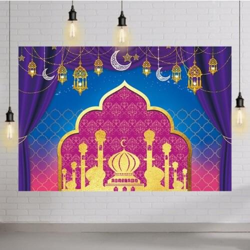 Aladdin Magic Theme Backdrop Arabian Birthday Party Decor Banner Indian Ramadan Kareem Photography Photobooth Props